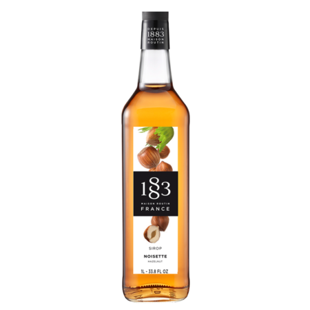 1 liter fles 1883 Routin hazelnut siroop