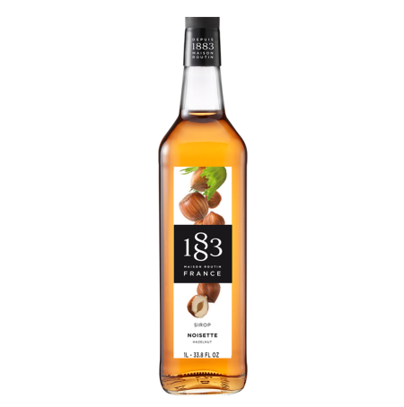 1 liter fles 1883 Routin hazelnut siroop