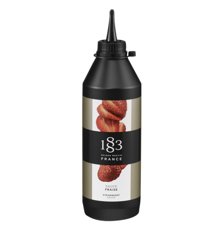 500 ml fles 1883 Routin aardbei saus