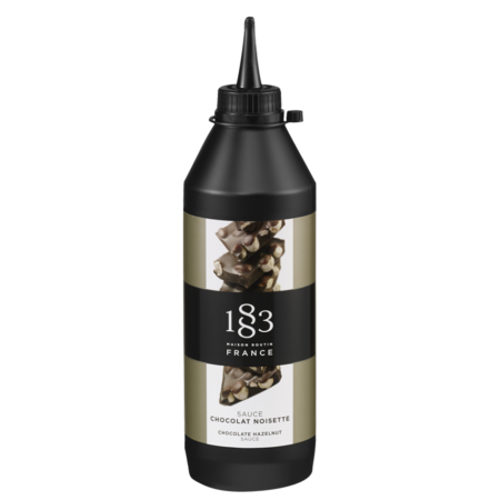 500 ml fles 1883 Routin chocolade hazelnoot saus