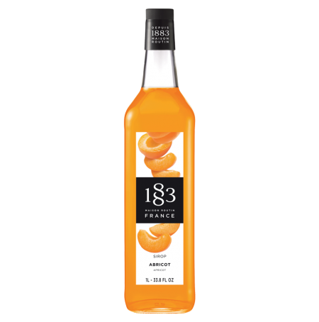 1 liter fles 1883 Routin abrikoos siroop