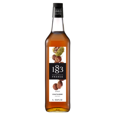1 liter fles 1883 Routin kastanje siroop