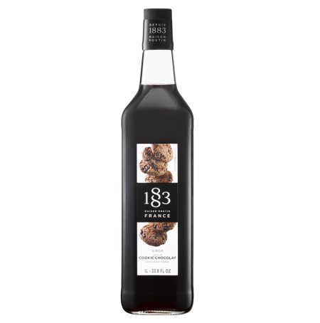 1 liter fles 1883 Routin chocolade koekjes siroop