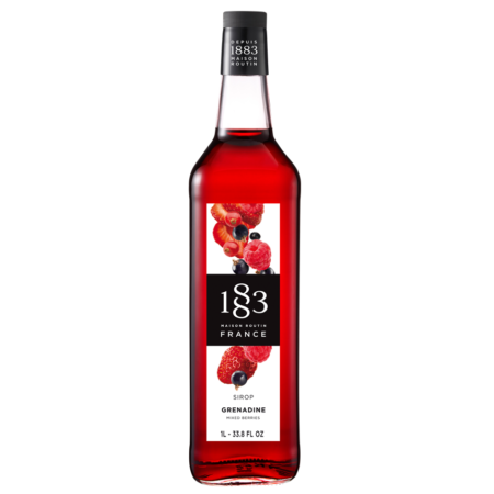 1 liter fles 1883 Routin gemengde bessen mixed berries siroop